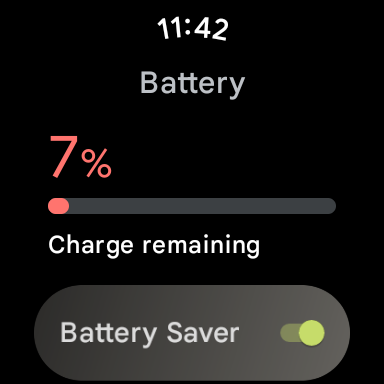 Battery Level Update