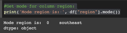 Updated region column without NAN