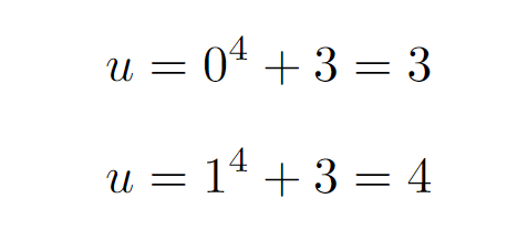 Integral limits for x = 0 and x = 1