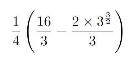 Final result after limit substitution