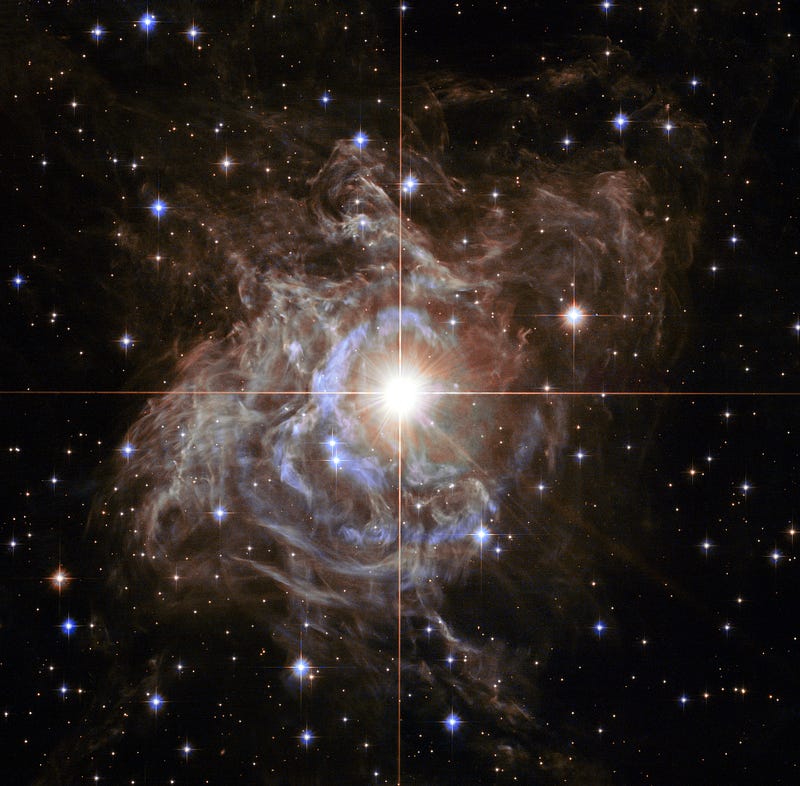 RS Puppis Supergiant Star captured by Hubble