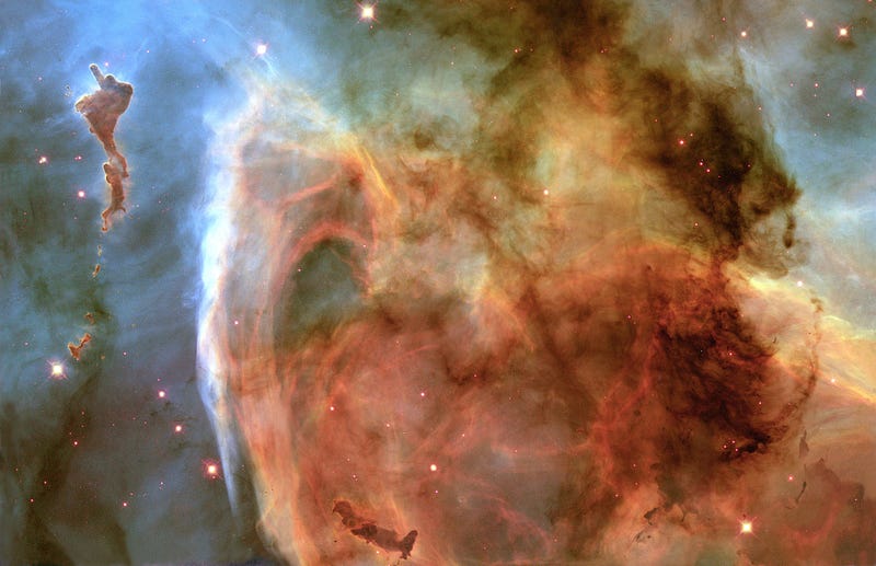 Carina Nebula captured by Hubble