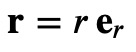 Velocity vector representation