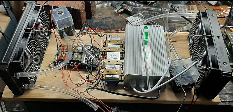 Organized layout of the AC unit components