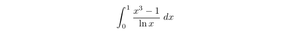 Derivative Calculation in Feynman's Technique