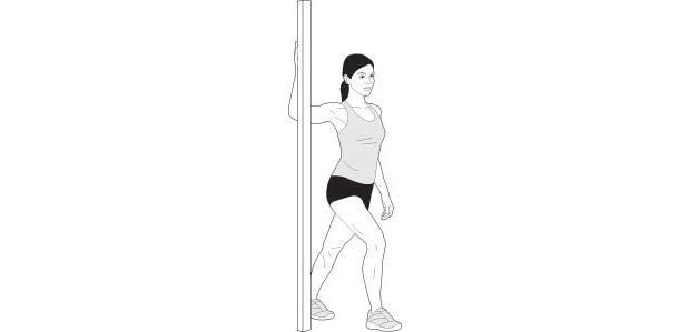 Doorway stretch for pectorals