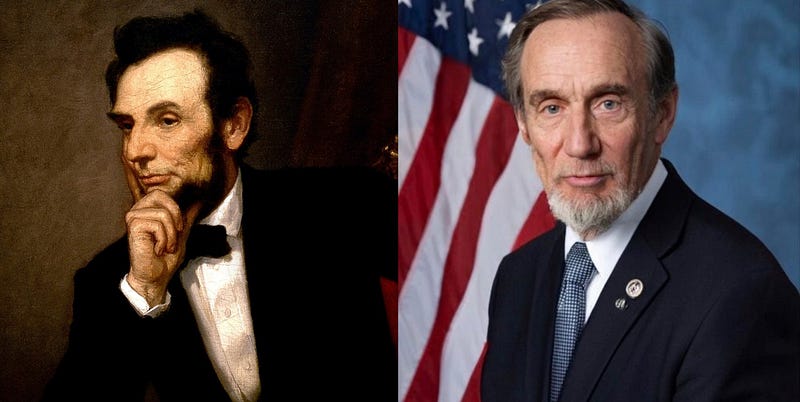 AI depiction of Abraham Lincoln