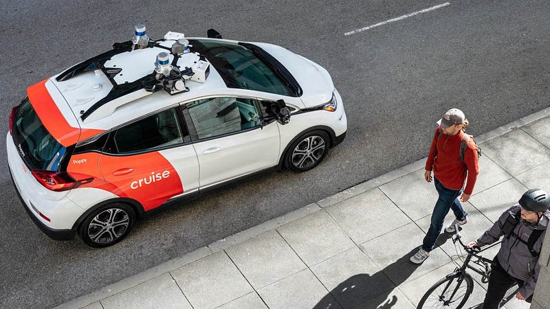 Cruise's autonomous taxi technology in action