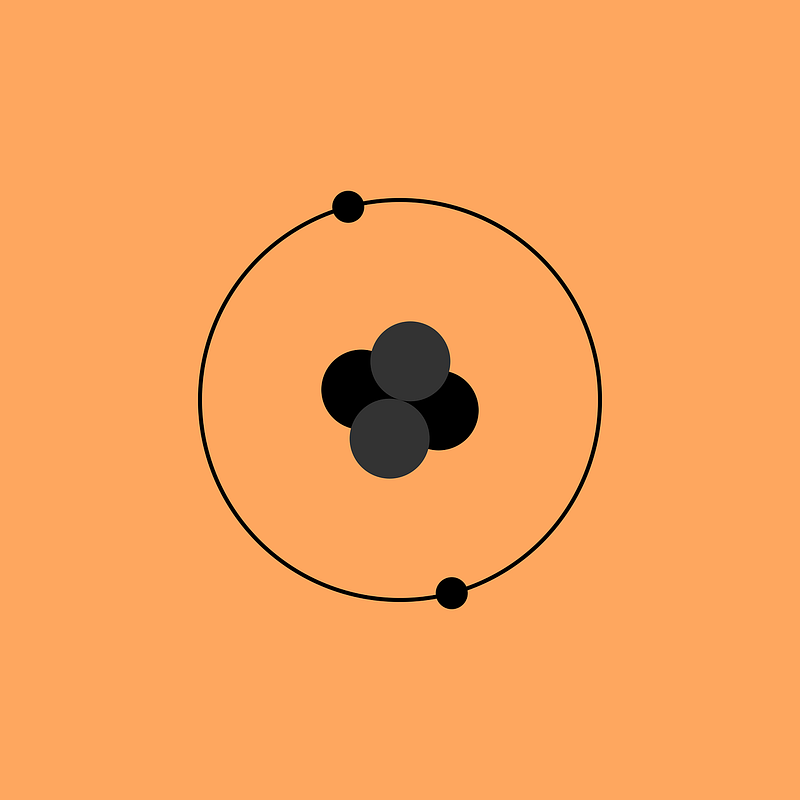 Illustration of nuclear fusion process