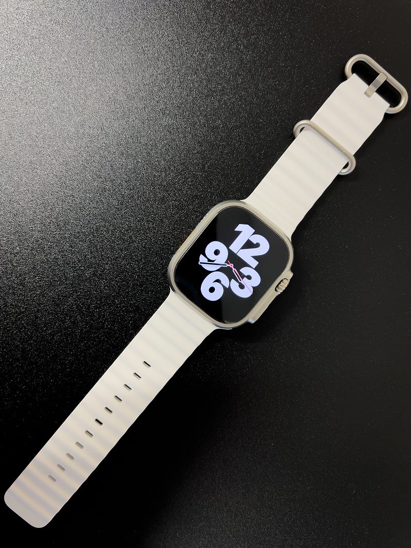 Ocean Band on Apple Watch Ultra 2