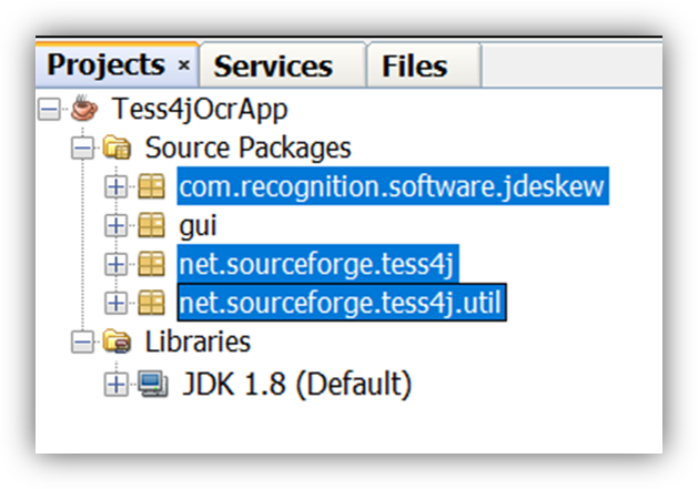 Adding source folders to the project