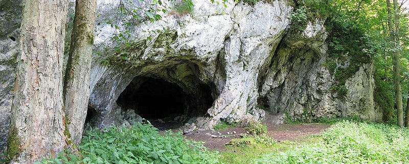 Excavation site of the lion-man figure