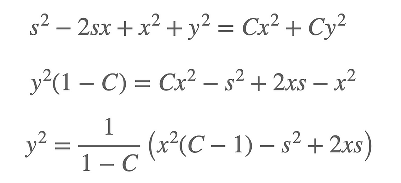 Expression representing zero potential points