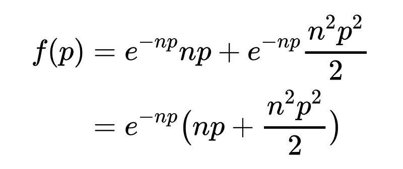 Probability function for winners