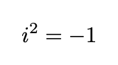 The imaginary unit and its significance