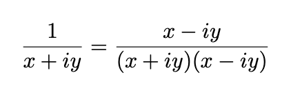 Equations involving complex numbers