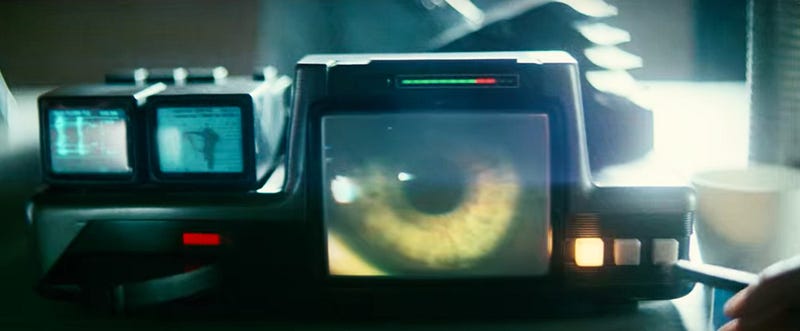 CRT monitors in Blade Runner