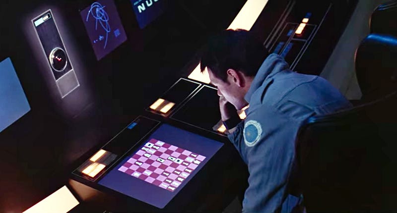 AI in action during chess