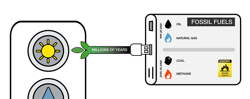 The journey from ancient life to modern energy sources