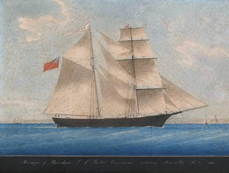 The ghostly image of Mary Celeste