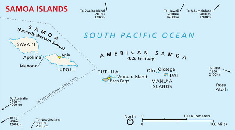 International Date Line Samoa