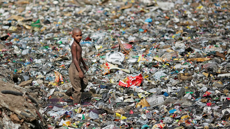 A landfill in India